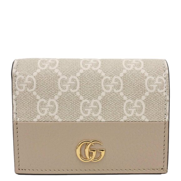Gucci  Marmont Small GG Supreme Canvas Wallet Bicolor 658610 - Picture 1 of 13